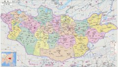 蒙古地图中文版全图