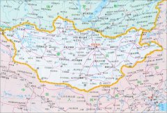 蒙古地图政区图