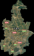 天津市卫星图高清版大图