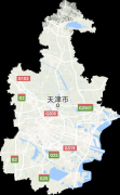 天津市地形图高清版大图
