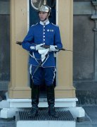 瑞典王宫门前的卫兵