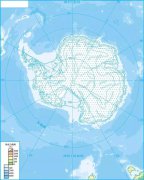 南极空白图