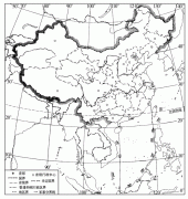 中国省级行政区域图(行政中心)