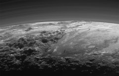 冥王星地貌图