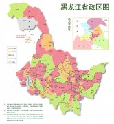 黑龙江省政区图