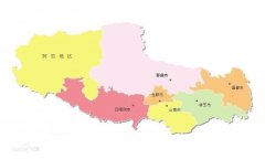 西藏自治区政区图