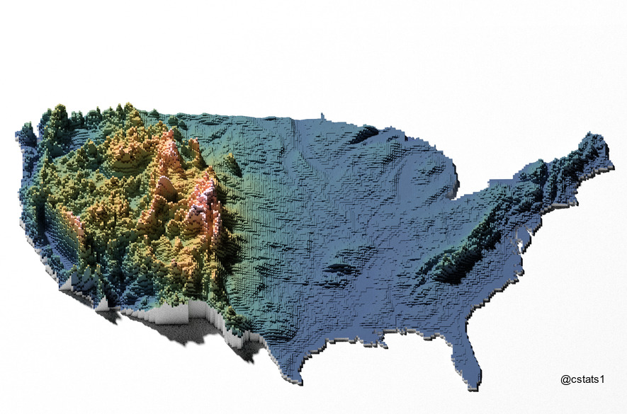 美国高清3d立体地形图世界地形图初高中地理网