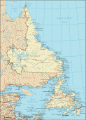 纽芬兰省地图