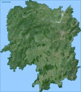  湖南卫星地图 