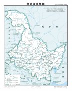 黑龙江省政区地图高清