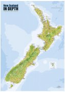 新西兰国土面积：北岛和南岛