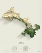 中国34省区高清3D地图