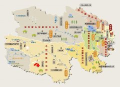 青海省旅游地图高清版
