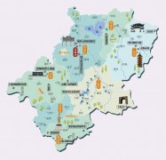 安徽省宣城市旅游地图高清版