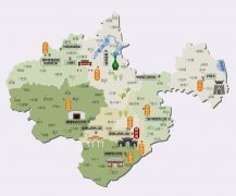 安徽省滁州市旅游地图高清版