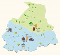 甘肃省金昌市旅游地图 