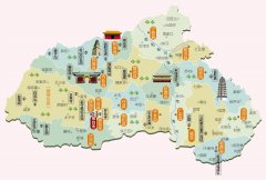  河北省邢台市旅游地图 