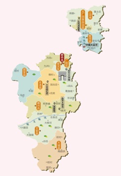  河北省廊坊市旅游地图 