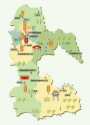  四川省泸州市旅游地图 