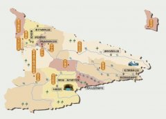 新疆伊犁哈萨克自治州旅游地图高清版