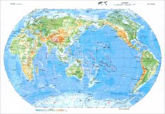 高清世界地形图
