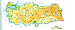 高清土耳其地形图