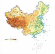高清中国地形图